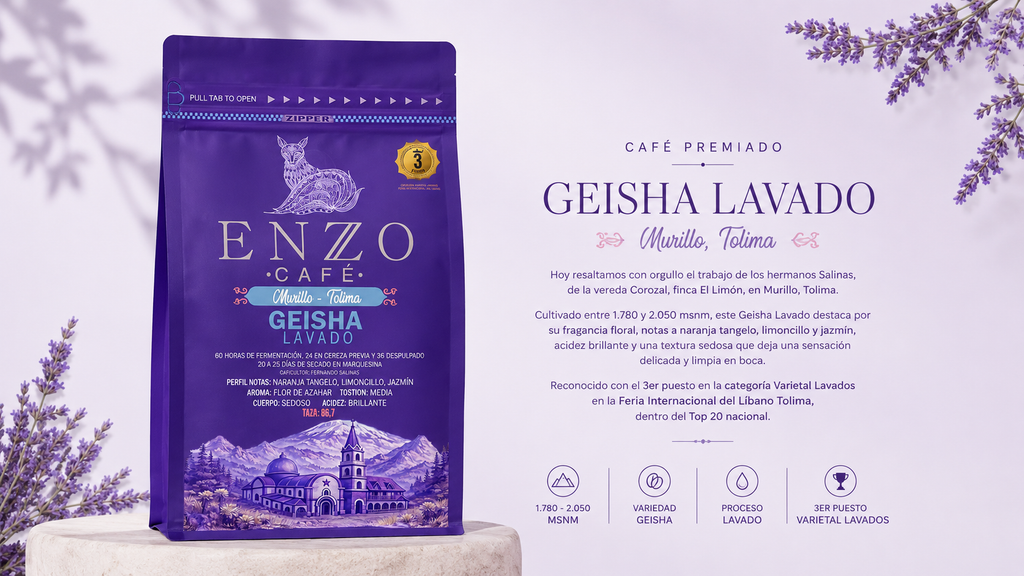 GEISHA LAVADO — CAFÉ PREMIADO