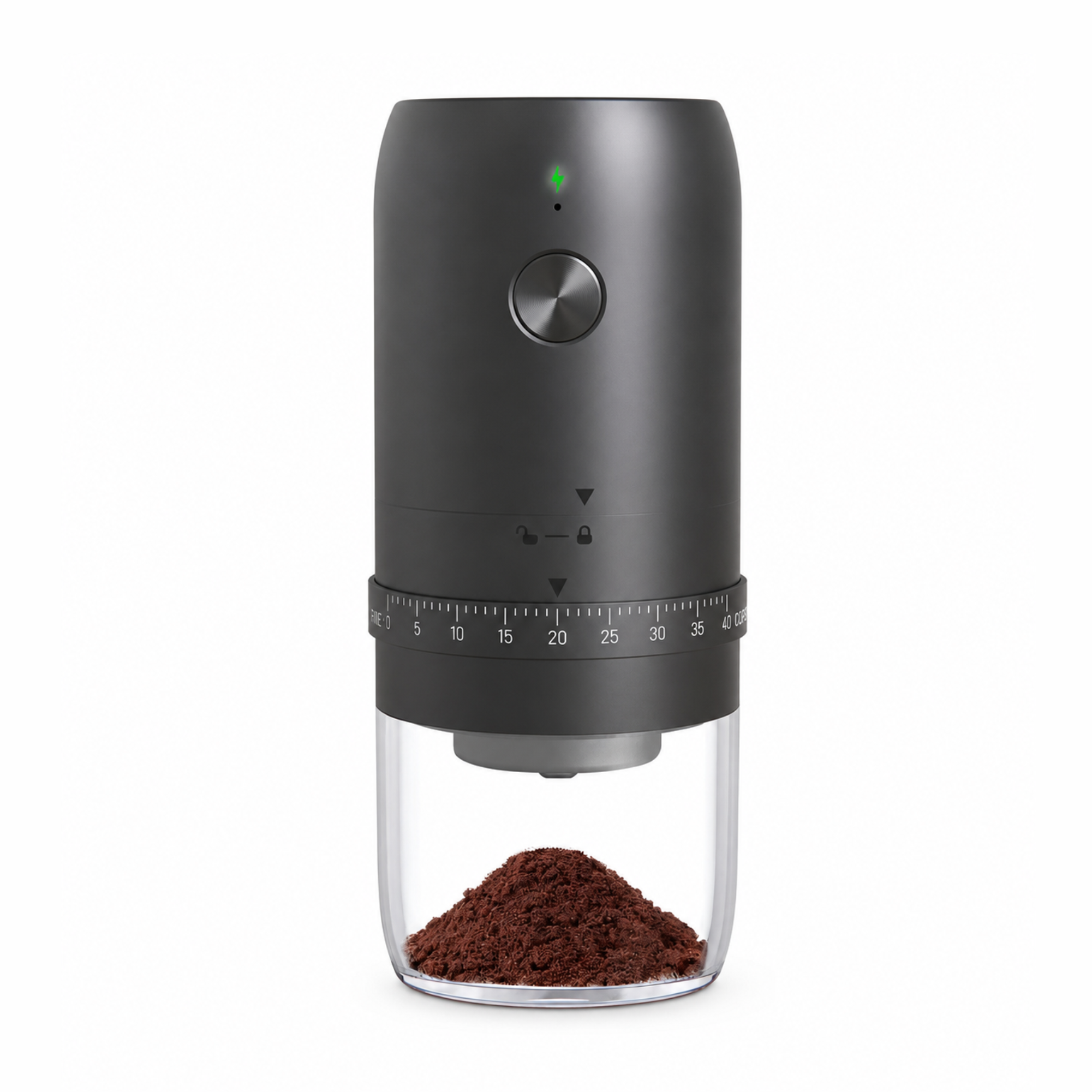 Molino Eléctrico Recargable de Precisión para Café