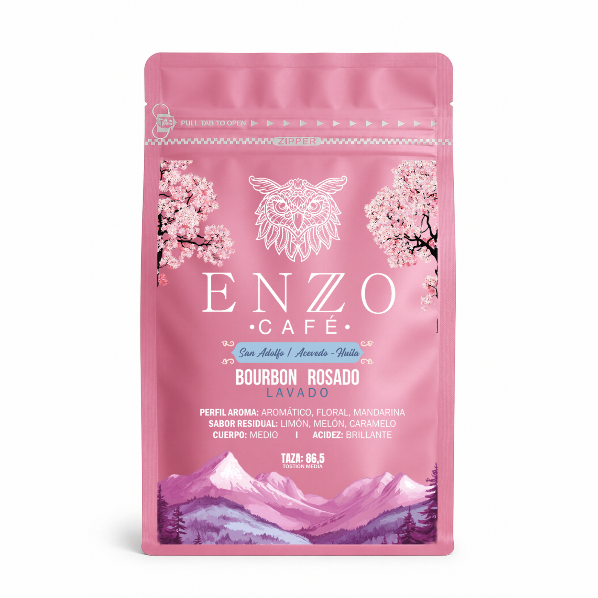 Bourbon Rosado Lavado – San Adolfo, Huila